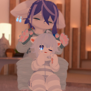 【VRChat想定3Dモデル】カジュアルルームウェア「SleepingPuppy」 缩略图 6