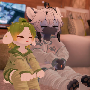 【VRChat想定3Dモデル】カジュアルルームウェア「SleepingPuppy」 缩略图 12