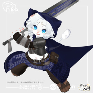 【VRChat想定3Dモデル】アンワルくん向け軽装鎧「BraveRise」 缩略图 6