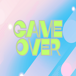 【画像素材】ゲームオーバー/GameOver 文字のみ＆サンプル