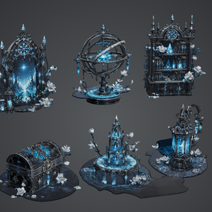 crystal fantasy asset