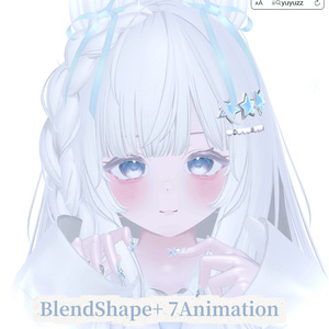 VRCHAT-Chocolat(1） -Face-BlendShape+ 7Animation