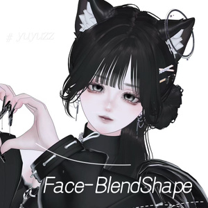 VRCHAT-ルミナ - LUMINA-7 -Face-BlendShape