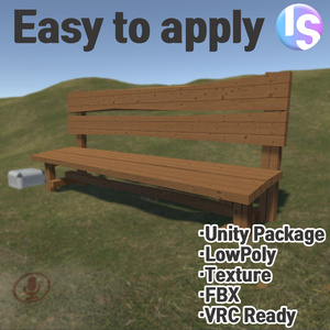 木製ベンチ『Wooden bench』 缩略图 2