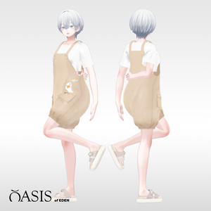 【Shinano:しなの】IO Overall Dress オーバーオール 「EDEN Oasis」 缩略图 9