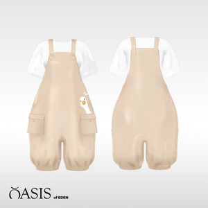 【Shinano:しなの】IO Overall Dress オーバーオール 「EDEN Oasis」 缩略图 7