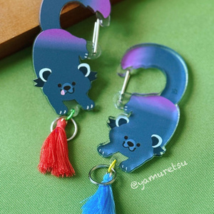 ツイステ概念/ポムフィオーレ寮イメージ*鍵型キーホルダー