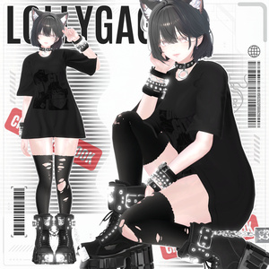 💘✦(21アバター対応)Crush Punk Set / クラッシュパンクセット⛓️✦ 缩略图 11