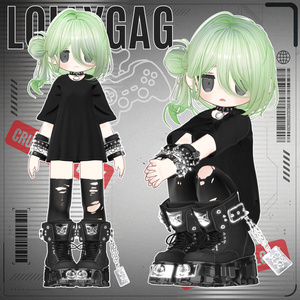 💘✦(21アバター対応)Crush Punk Set / クラッシュパンクセット⛓️✦ 缩略图 14