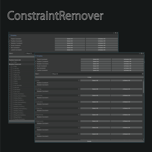 [無料][VRChat向け]ConstraintRemover
