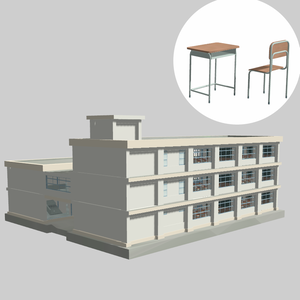 シンプル校舎