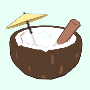 【免费/無料/Free】椰子汁/ ココナッツジュース/ Coconut Juice CN/JP/EN
