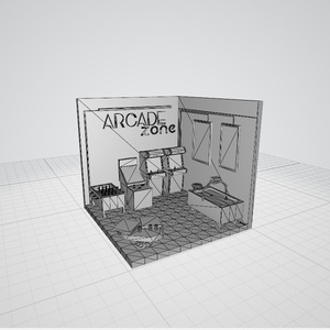 3dモデル　ゲームセンター