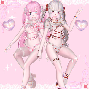 ♡ポーズアニメーション10種類♡「双子」 缩略图 5