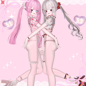 ♡ポーズアニメーション10種類♡「双子」 缩略图 6