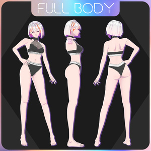 【再販OK】3D女性素体モデル「ES-FC01」