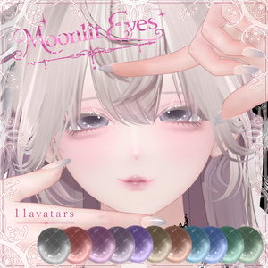 《11avatars》eye texture【Moonlit Eyes】