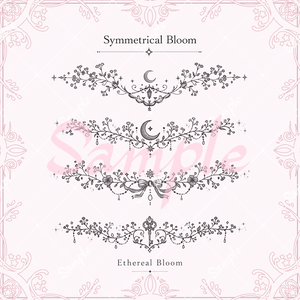tattoo texture【Symmetrical Bloom】