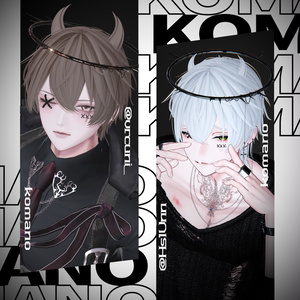 小悪魔ショートウルフ【10アバター対応/VRC Hair】Halloween向け髪型 缩略图 14