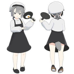 オリジナル3Dモデル「アルバイ子のヌタチさん」 缩略图 2