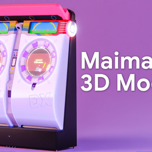 maimai DX arcade 3D Model /maimai アーケード3Dモデル