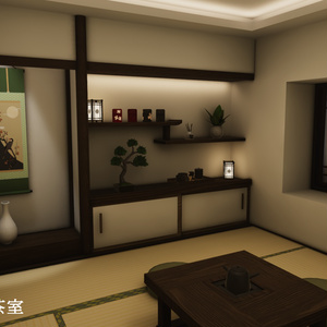 【VRChat向けワールド】MHouse_RE（和柄万年筆付属済み）【PC・Quest対応】 缩略图 6