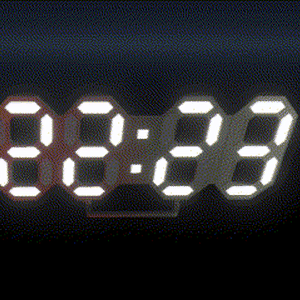 LED Digital Clock Prop 【VRChat】