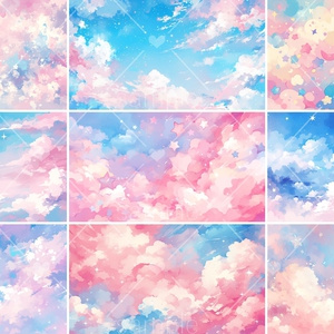 16:9】パターン背景 002 パステルピンク - このはな素材屋／web