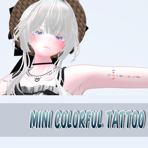 [VRChat] Free Mini Colorful Tattoo 