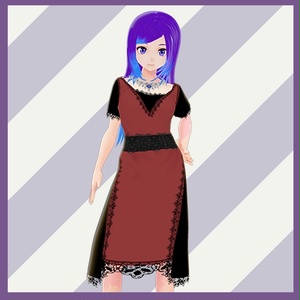 [Free / Vroid ] Medieval Dress texture |  outfit