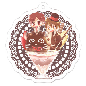 キヨ＆キヨ猫アクリルキーホルダー - すりーぷそるじゃ - BOOTH