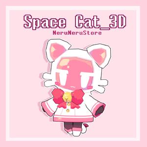 【VRCアバター】Space cat 3D