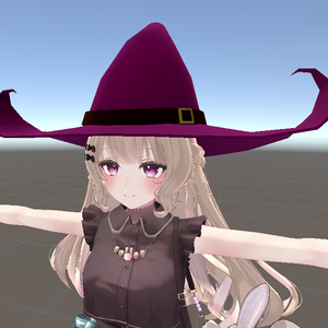 【VRChat想定】魔女の帽子【無料】