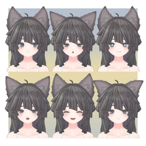 留守番猫のきゅーろん / オリジナル3Dモデル 缩略图 5