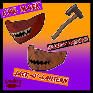 イーブルマスク＆手斧-Evil Mask & Hatchet-