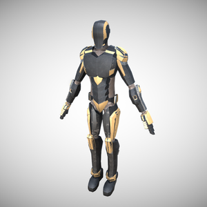 【VRchat向け3Dモデル】Proto-Elite Soldier Suits-typeB