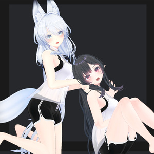 【複数アバター対応】LaSiesta~ドキッ!!良い匂いがしそうな清楚なお姉さんが着ていて欲しい部屋着、透けもあるよ〜 缩略图 9