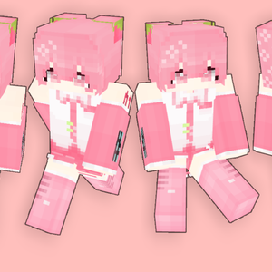 [Minecraft skin] 桜ミク Sakura Miku [マイクラスキン] 