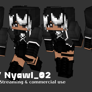 [Minecraft skin] Vesper Original character, ヴェスパー [マイクラスキン]