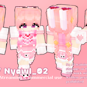 [Minecraft skin] メイベル Mabel original HD skin [マイクラスキン HD] 128x128