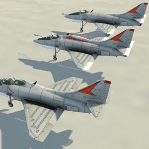 [Sacc1.64/1.7対応]LA-4E/F &LTA-4E スカイホーク [VRChat想定モデル] 缩略图 6