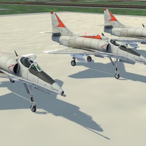 [Sacc1.64/1.7対応]LA-4E/F &LTA-4E スカイホーク [VRChat想定モデル] 缩略图 5