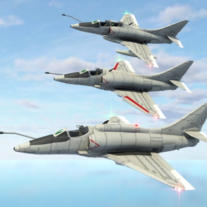 [Sacc1.64/1.7対応]LA-4E/F &LTA-4E スカイホーク [VRChat想定モデル] 缩略图 2