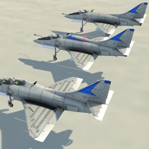 [Sacc1.64/1.7対応]LA-4E/F &LTA-4E スカイホーク [VRChat想定モデル] 缩略图 8
