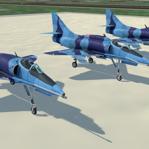 [Sacc1.64/1.7対応]LA-4E/F &LTA-4E スカイホーク [VRChat想定モデル] 缩略图 11