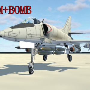 [Sacc1.64/1.7対応]LA-4E/F &LTA-4E スカイホーク [VRChat想定モデル] 缩略图 19