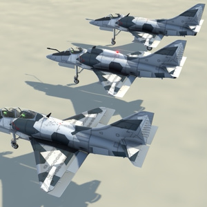 [Sacc1.64/1.7対応]LA-4E/F &LTA-4E スカイホーク [VRChat想定モデル] 缩略图 14