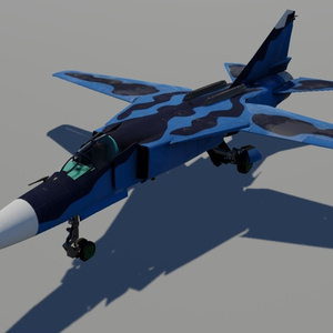 [Sacc1.64/1.7対応] MiG-23L [VRChat想定モデル] 缩略图 11