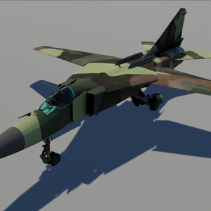 [Sacc1.64/1.7対応] MiG-23L [VRChat想定モデル] 缩略图 6