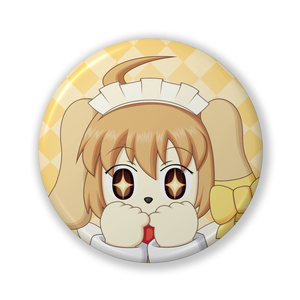 『チコくんケモノのすがた（キラキラ目）』缶バッジ